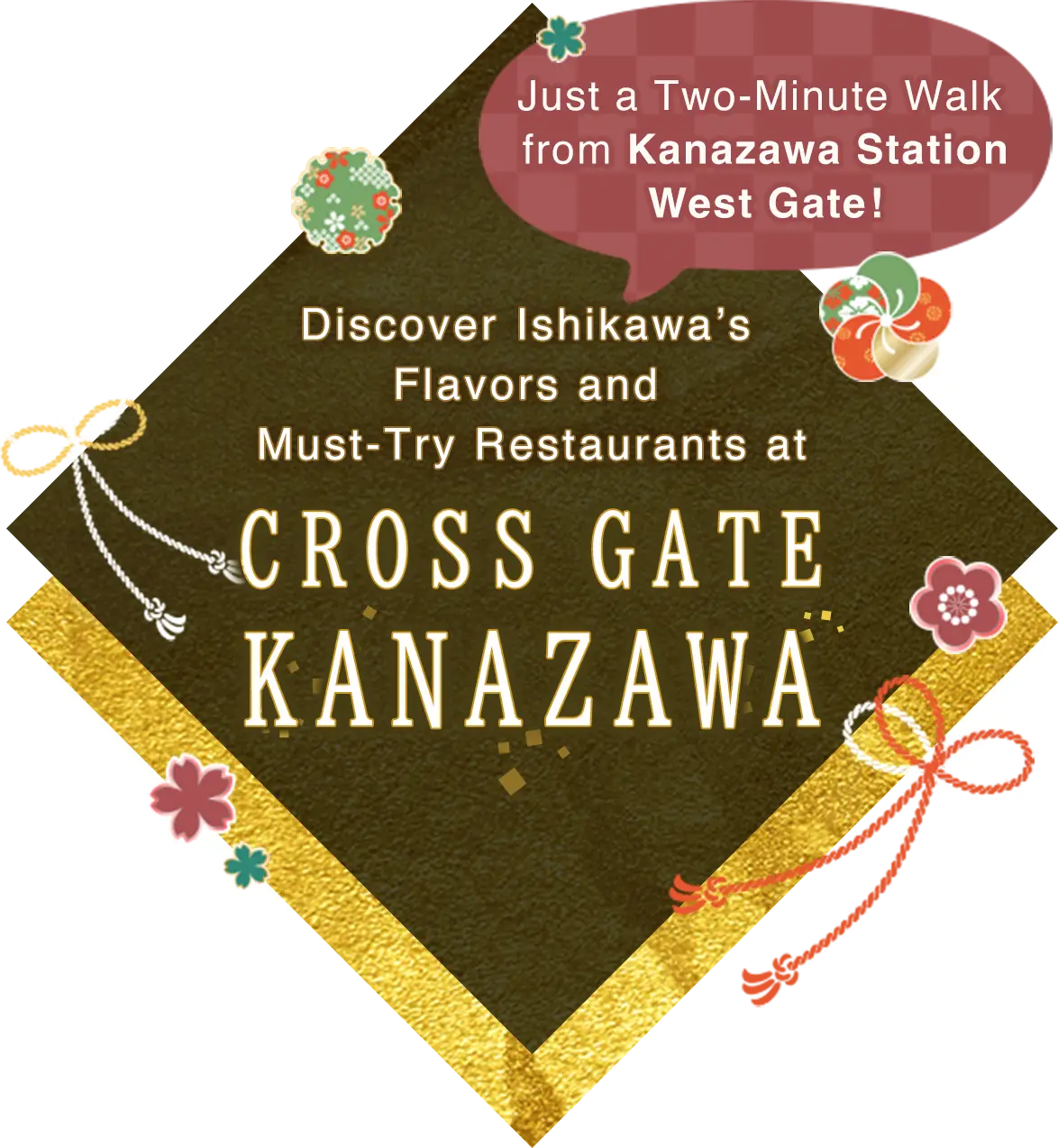 Just a Two-Minute Walk from Kanazawa Station! Discover Ishikawa’s Flavors and Must-Try Restaurants at CROSS GATE KANAZAWA