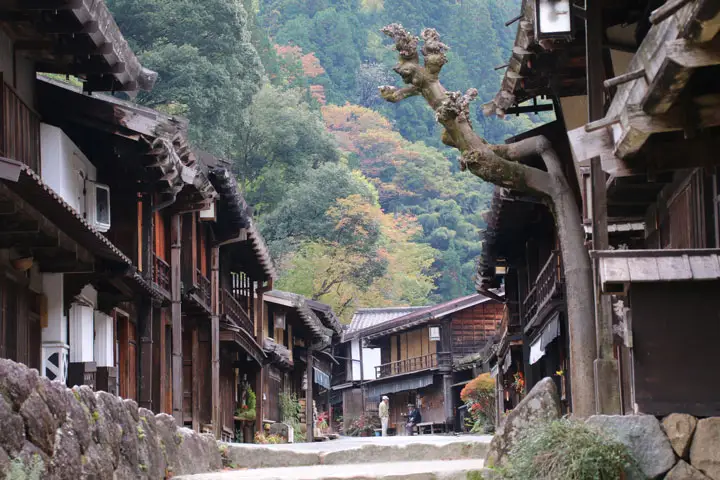 街道沿いの宿場