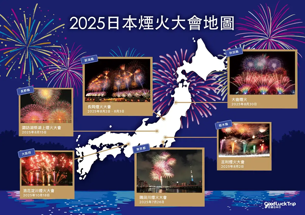 2025夏日煙火大會地圖