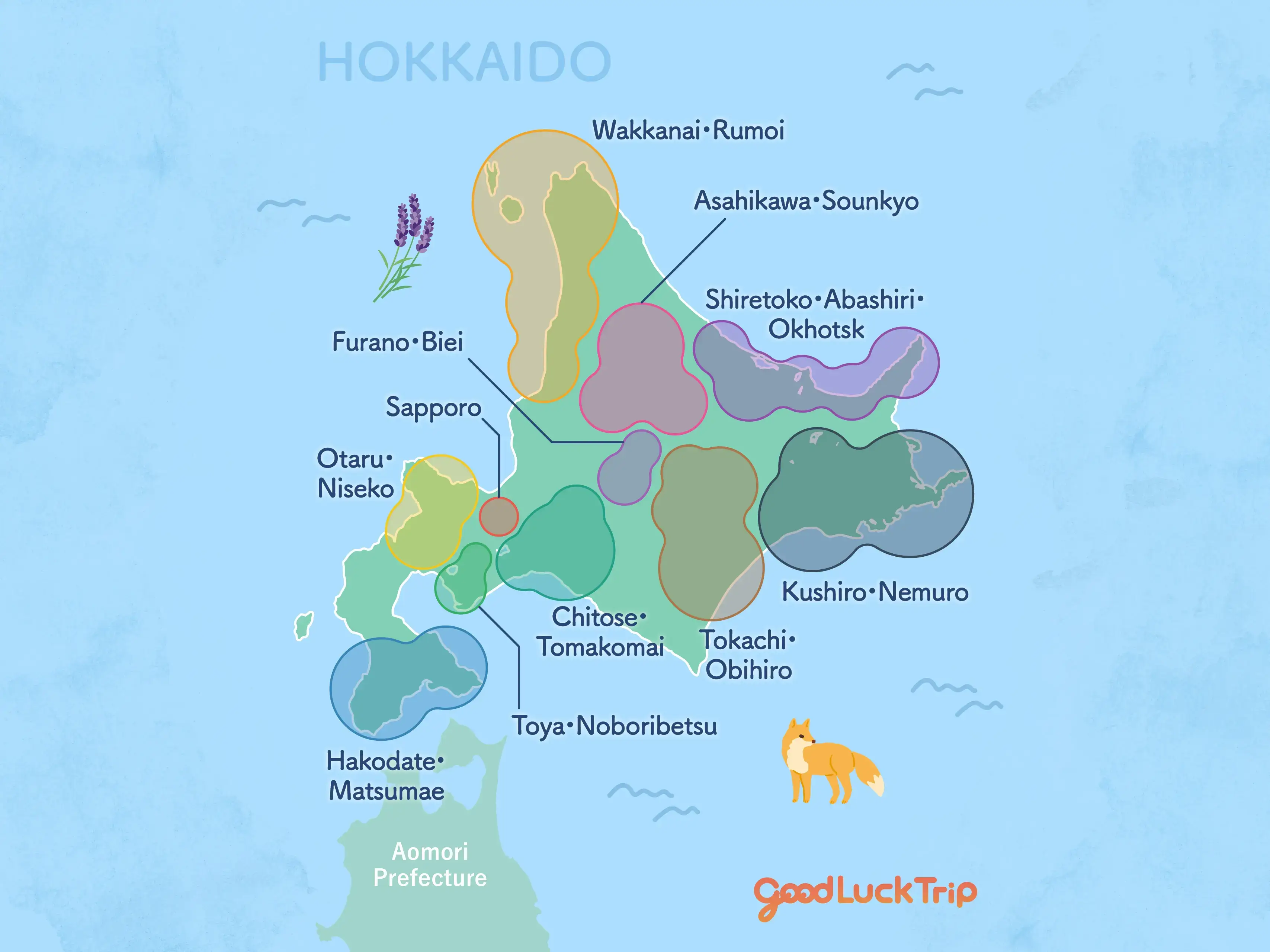 Explore Hokkaido by Region