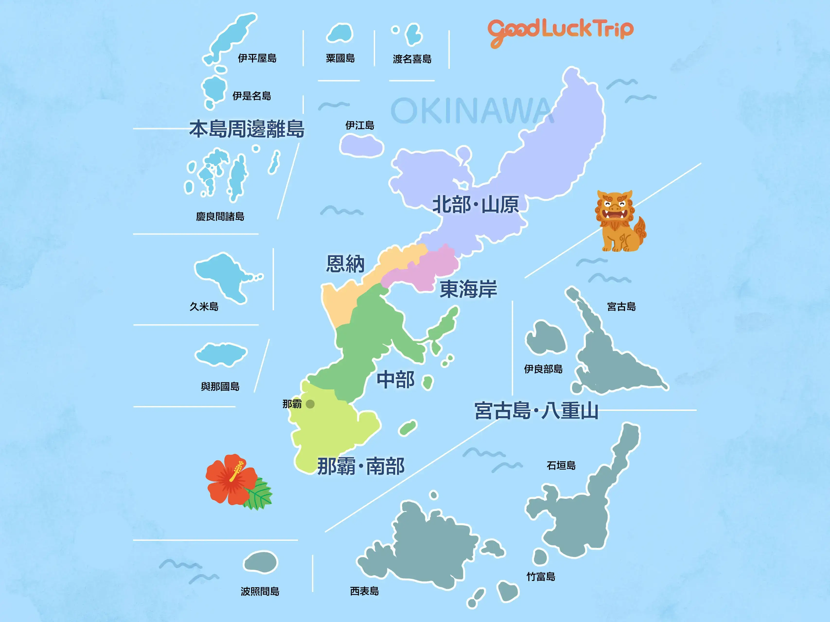 依地區瞭解沖繩