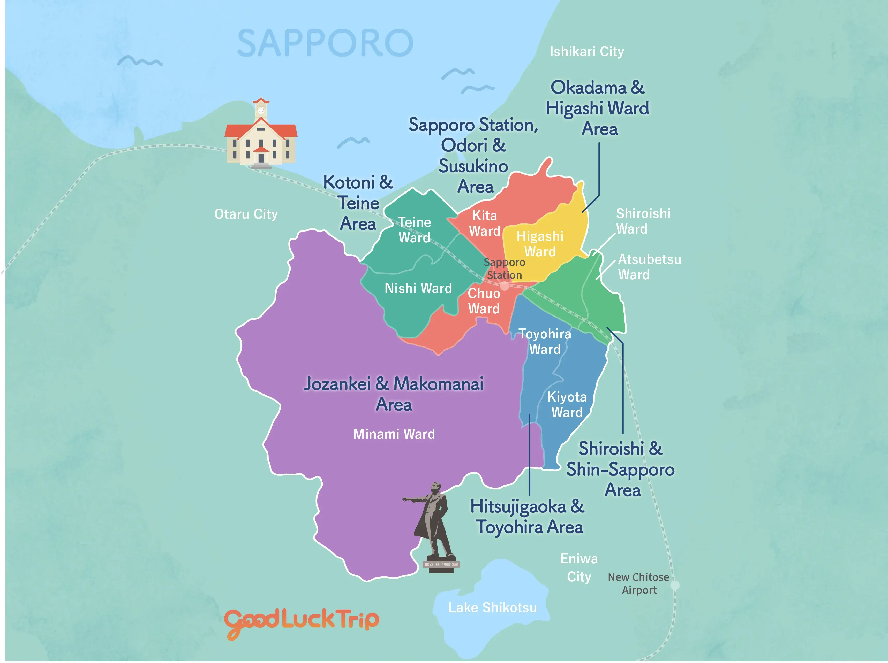 Explore Sapporo by Area