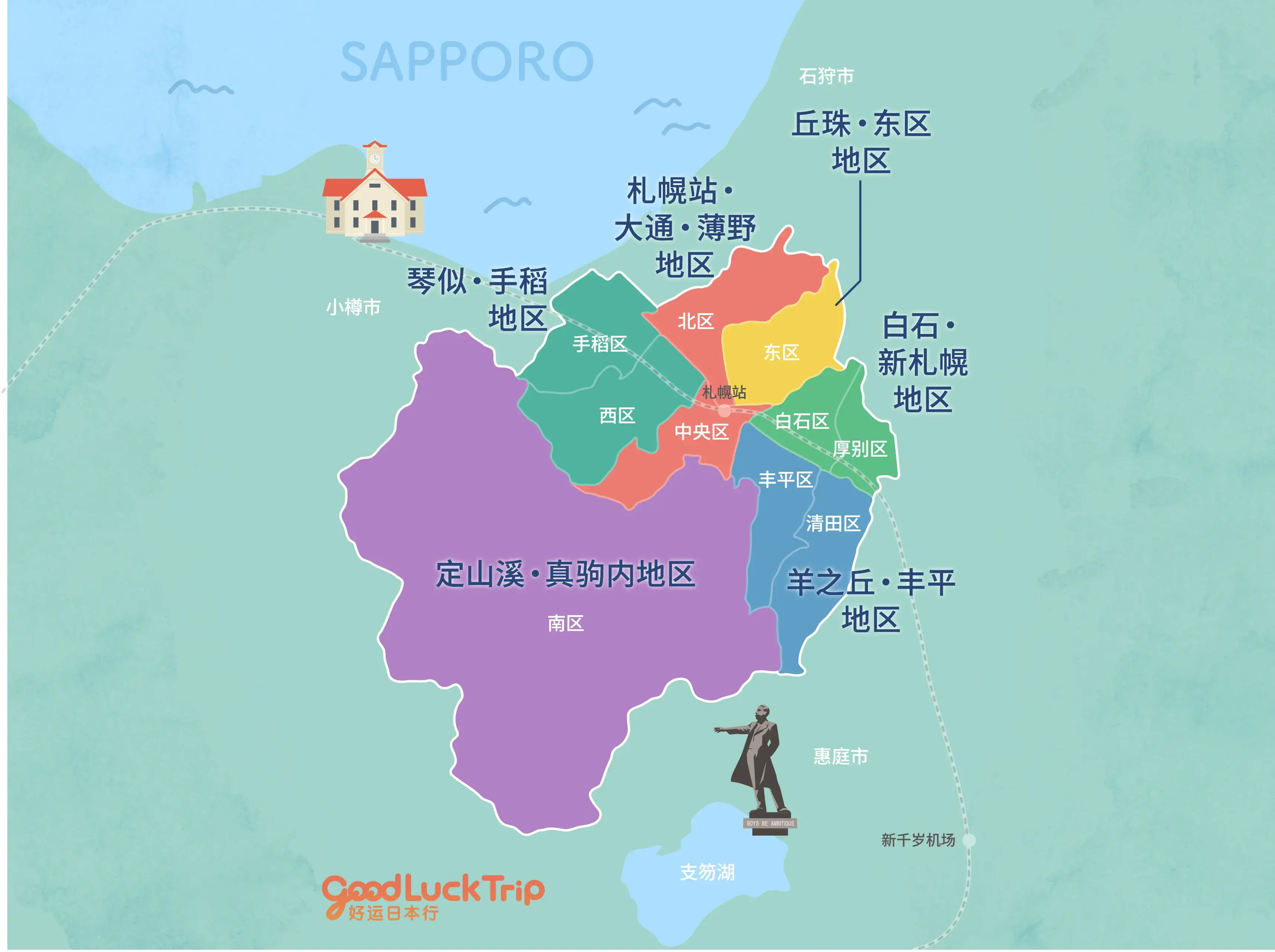 依区域探索札幌