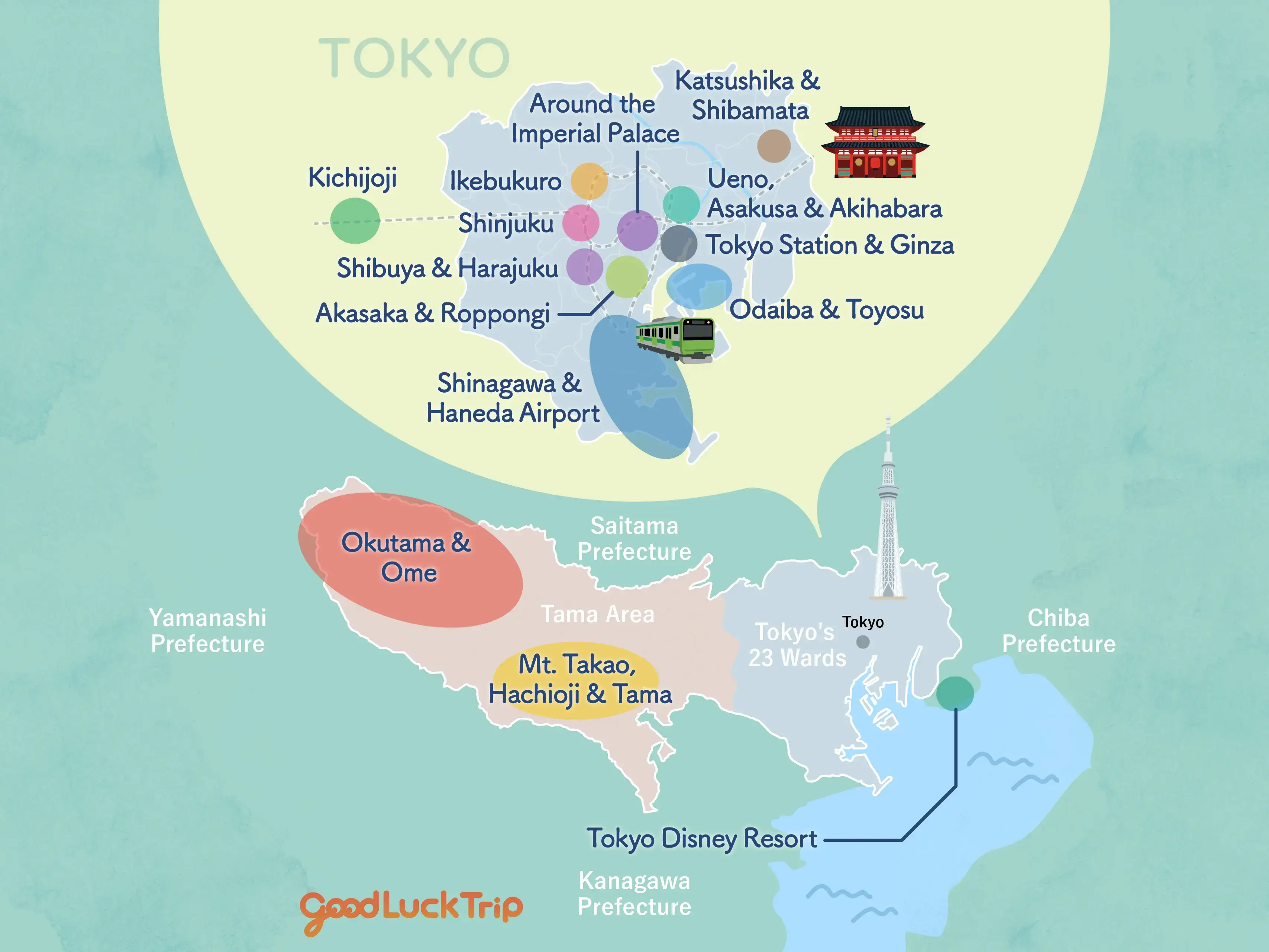 Explore Tokyo by Area