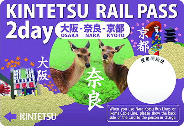 KINTETSU RAIL PASS 2day